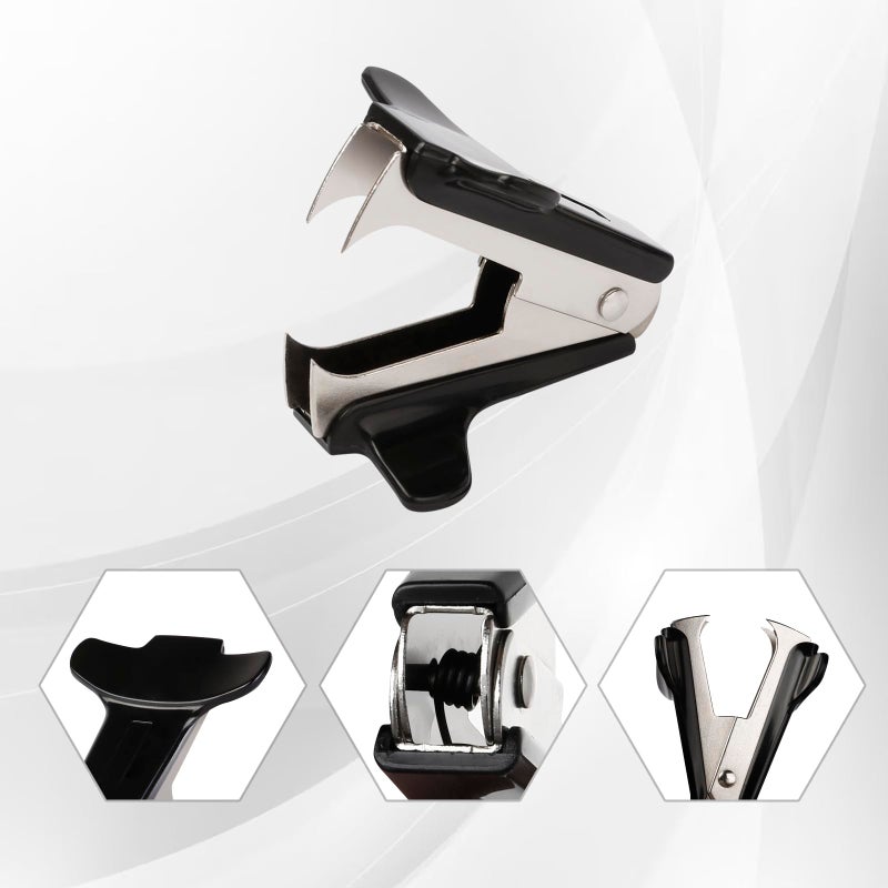 إيجل مزيل دبابيس إيجل، أداة سحب الدبابيس، مقبض إصبع عريض للغاية، فكوك فولاذية، عبوة من 3 قطع، أسود - Image 4